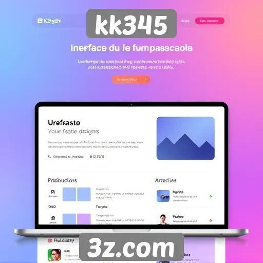 Avaliação da interface do usuário no site kk345